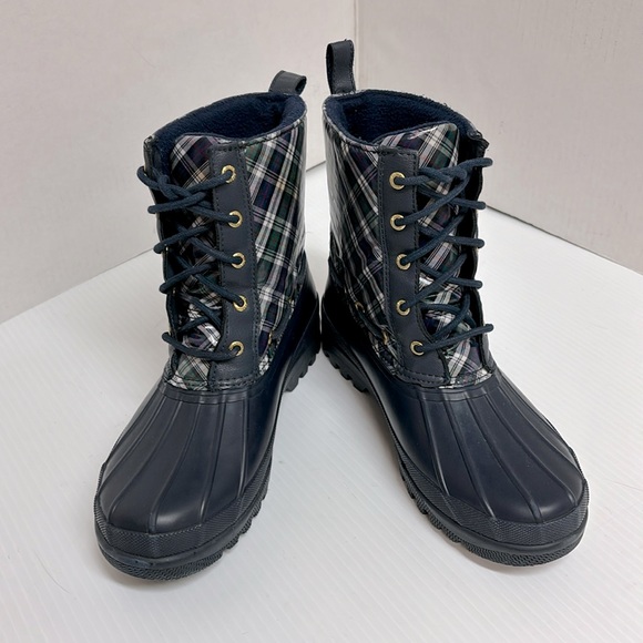 Sperry Top-Sider Women's Gosling Navy Waterproof Rubber Boot. Sz 8 - Picture 2 of 10